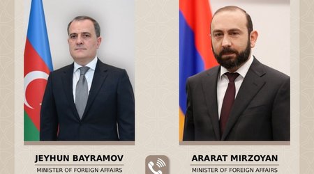 Azərbaycan və Ermənistan xarici işlər nazirləri arasında telefon danışığı olub