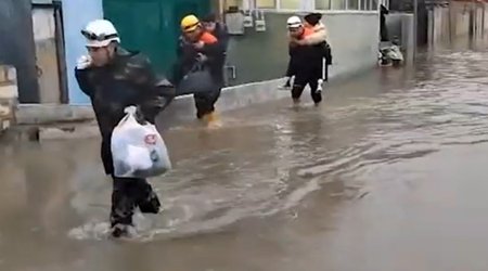 Su basmış ərazilərdən 216 nəfər təxliyə edilib - Video - Yenilənib