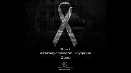 XİN: 31 Mart soyqırımı qurbanlarının xatirəsi anılır