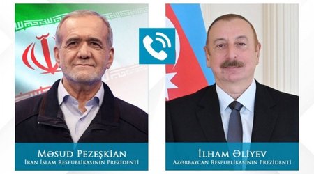 Məsud Pezeşkian İlham Əliyevə zəng edib