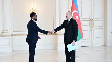 Prezident yeni səfirləri qəbul edib