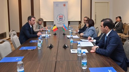 Sahibə Qafarova Belçika Senatının sədri ilə görüşüb