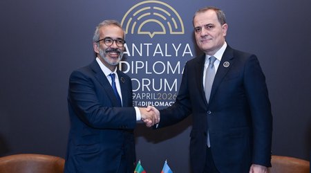Ceyhun Bayramov Antalyada Portuqaliya XİN rəhbəri ilə görüşüb
