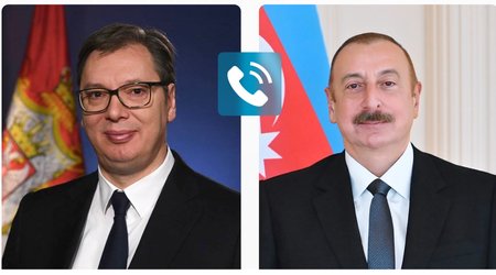 Aleksandar Vuçiç İlham Əliyevə zəng edib