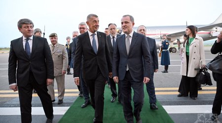 Премьер Чехии прилетел в Габалу