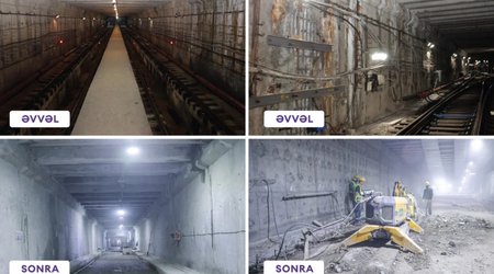 "Həzi Aslanov" metrostansiyasında görülən işlərə dair son vəziyyət açıqlanıb