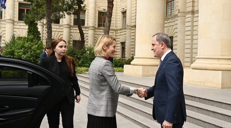Байрамов встретил Каллас в Баку
