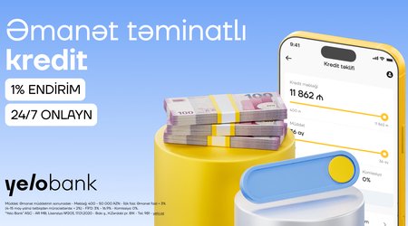 Get a deposit-backed loan via Yelo App!