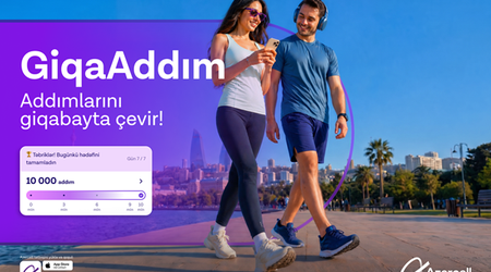 Azercell “GiqaAddım” ilə addımları internetə çevirir!