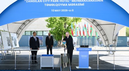 Ильхам Алиев в Зангилане: открытие жилого комплекса, встреча с жителями