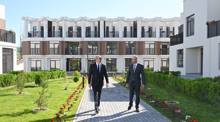 Открытие первого жилого комплекса в Зангилане