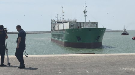 Туркменистан направил в Баку первый построенный в стране сухогруз