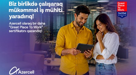 Azercell certified as a Great Place to Work®