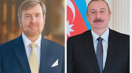 Король Нидерландов поздравил президента Ильхама Алиева