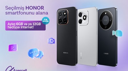 Azercell представляет специальное предложение для покупателей смартфонов HONOR