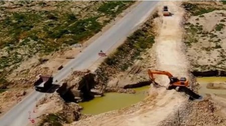 Lökbatan–Güzdək yolunda bərpa işlərinə başlanılıb