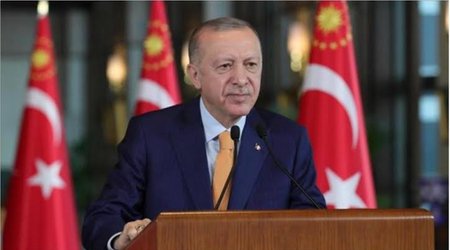 Ərdoğan Azərbaycanı Milli Qurtuluş Günü münasibətilə təbrik edib