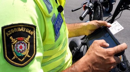 Masazırda motosiklet sürücülərinə qarşı reyd keçirilib, 45 nəfər saxlanılıb