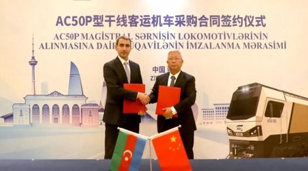 ADY и китайская CRRC подписали контракт на поставку пассажирских локомотивов