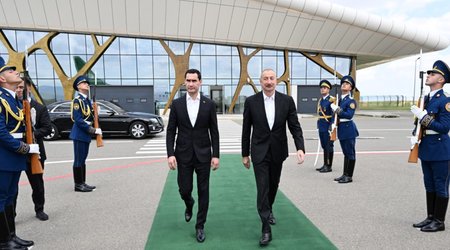 Türkmənistan Prezidenti Sərdar Berdiməhəmmədovun Azərbaycana dövlət səfəri başa çatıb