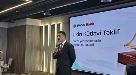 Paşa Bankın IPO-su fond bazarının kapitallaşmasını ÜDM-in 4%-nə yaxınlaşdırıb