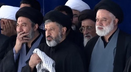 Xameneinin üç oğlu vida mərasimində - Yenilənib