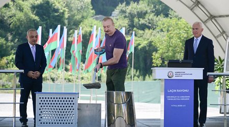 Prezident Laçında Hoçaz çayının üzərindəki su elektrik stansiyalarının açılışında iştirak edib - Yenilənib