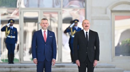 Video of Slovak President's visit to Shusha shared on President Ilham Aliyev's social media accoun