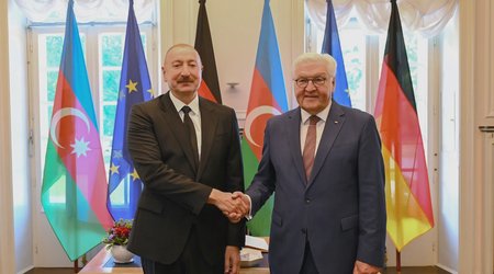 One-on-one meeting between presidents of Azerbaijan and Germany concludes