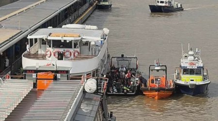 При столкновении катера с Вестминстерским мостом в Лондоне пострадали пять полицейских