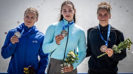 Азербайджанская каноистка Татьяна Смиловенко взяла серебро чемпионата Европы в Венгрии