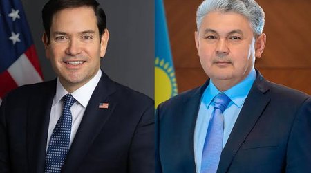 Rubio və Qazaxıstanın XİN rəhbəri Xəzər dənizi vasitəsilə neft tədarükünü müzakirə ediblər