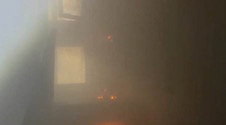 В Сумгайыте произошел пожар в жилом доме: эвакуированы жильцы