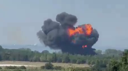 Turkish F-16 fighter jet crashes during training flight in Yalova