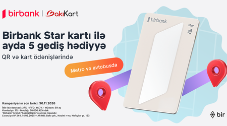 Birbank Star Offers 5 Free Public Transport Trips Every Month