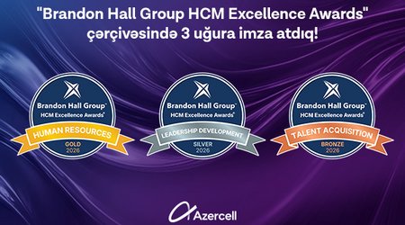 Azercell завоевал три награды Brandon Hall Group HCM Excellence Awards®