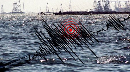В Каспийском море произошло землетрясение
