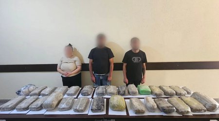 На границе Азербайджана предотвращена контрабанда более 55 кг наркотиков из Ирана