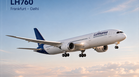 Самолет авиакомпании Lufthansa, следовавший в Дели, совершил вынужденную посадку в Баку
