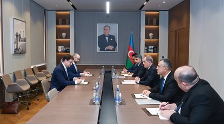 Foreign Minister Jeyhun Bayramov Meets Newly Appointed Austrian Ambassador