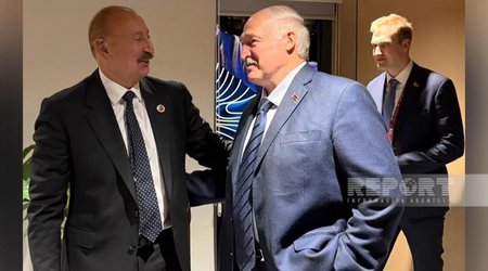 Bişkekdə Azərbaycan və Belarus prezidentlərinin görüşü olub