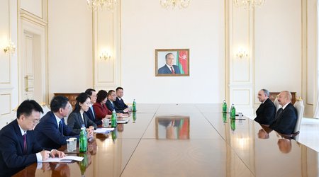 Əliyev Çin Baş prokurorunu qəbul edib