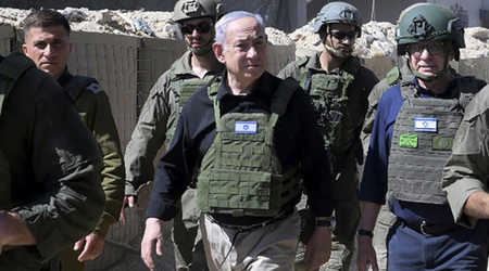 Netanyahu Qəzzaya gedib