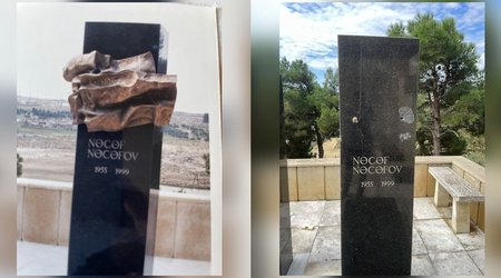 Act of vandalism against the grave of Najaf Najafov