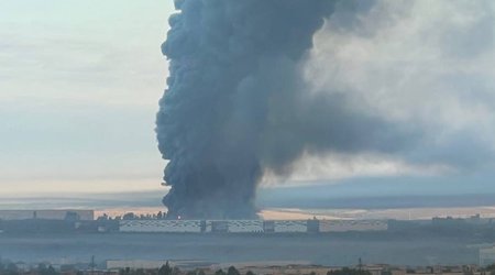 Ukrainian drones strike Ozon logistics hub in Russia's Saratov