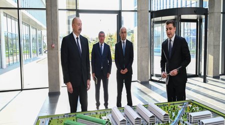 President Ilham Aliyev attends opening of first phase of SABAH.city innovation campus