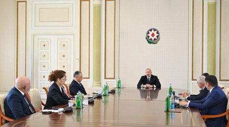 Əliyev TDT-yə üzv ölkələrin təhlükəsizlik üzrə rəhbər şəxslərini qəbul edib