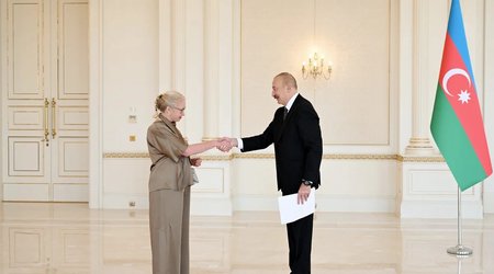İlham Əliyev İsveçin Azərbaycanda yeni təyin olunmuş səfirini qəbul edib