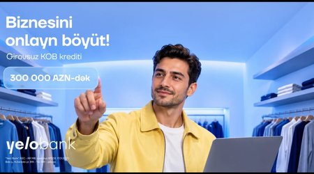 Sahibkarlar üçün: 300 000 AZN-dək girovsuz və onlayn kredit imkanı!