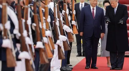 Трамп лично встретил Си Цзиньпина на авиабазе Эндрюс впервые за 11 лет